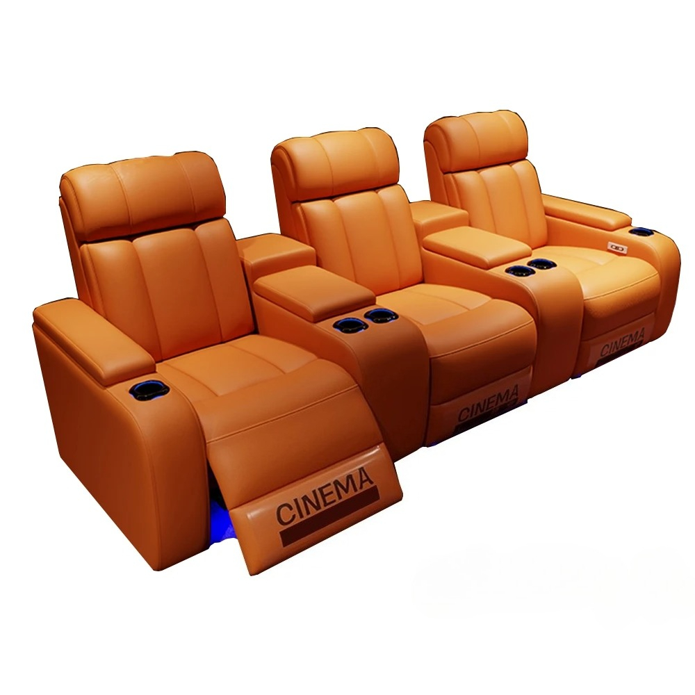 Home Cinema Recliner Chairs - Chaises de cinéma inclinables électriques de