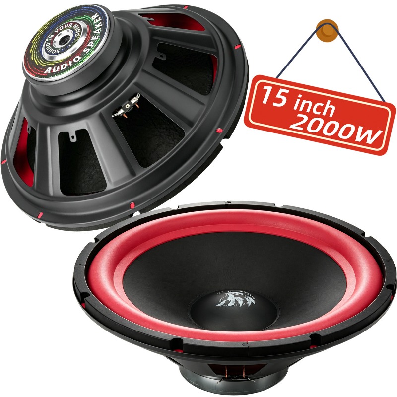 Home Cinema Player - 1 pièce Subwoofer de voiture 15