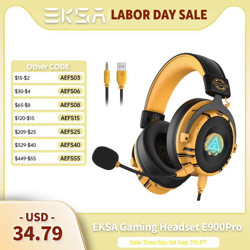 Home Cinema Headphones - Casque de jeu EKSA E900 Pro,