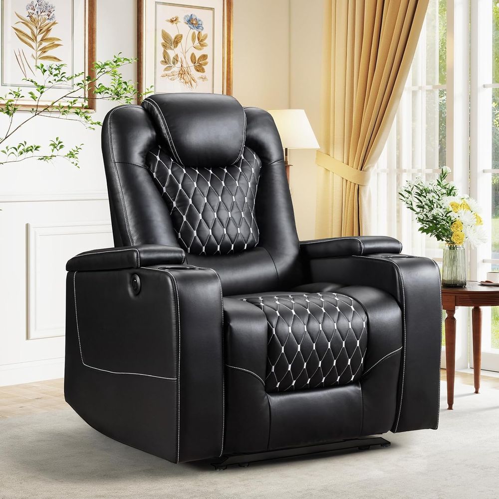 Home Cinema Recliner Chairs - Fauteuil inclinable électrique avec ports USB
