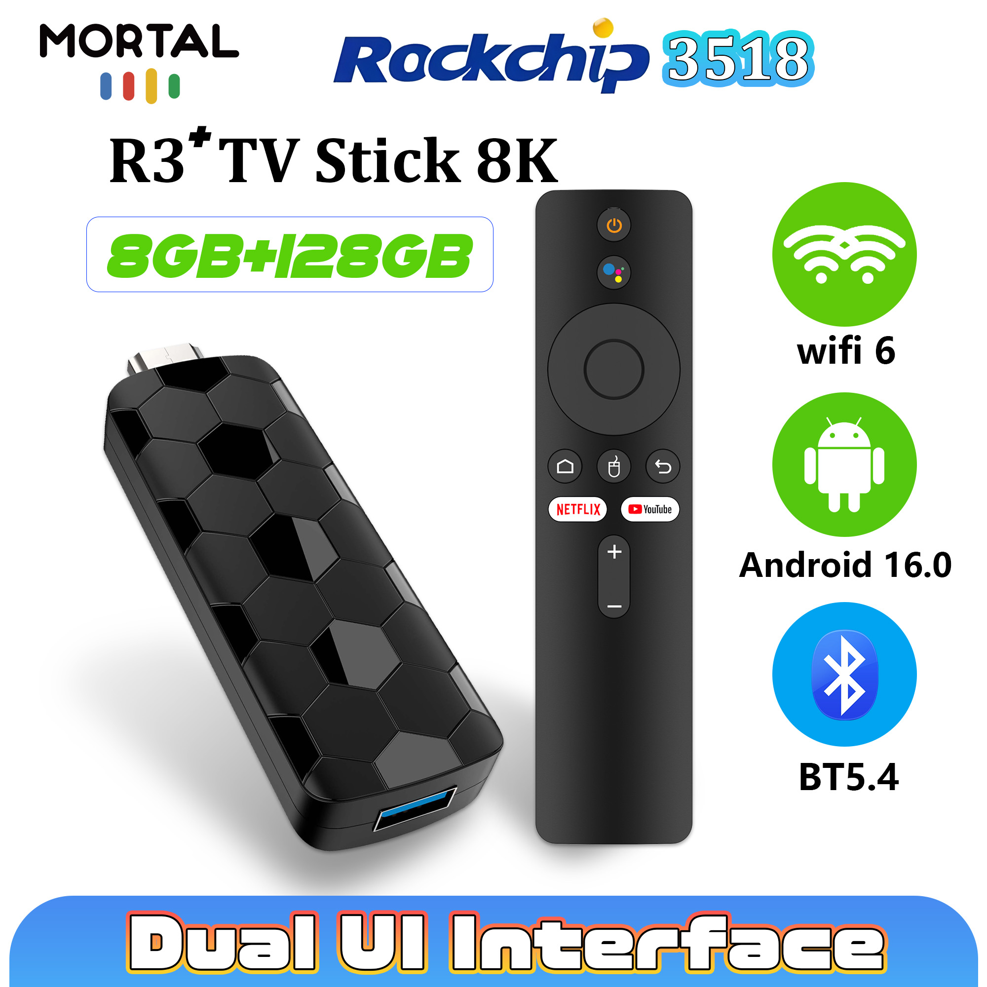 Home Cinema App - Clé TV Mortal R3+ Android 16