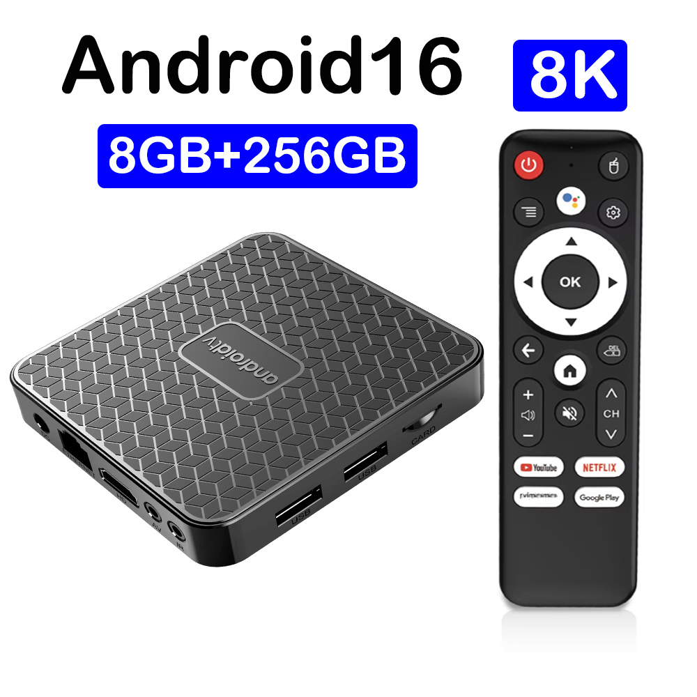 Home Cinema Player - Boîtier TV intelligent Android 16 Smart