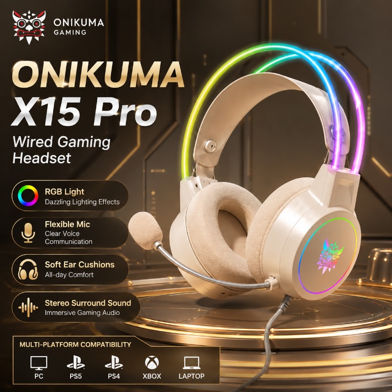 Home Cinema Headphones - Casque de jeu ONIKUMA X15 Pro