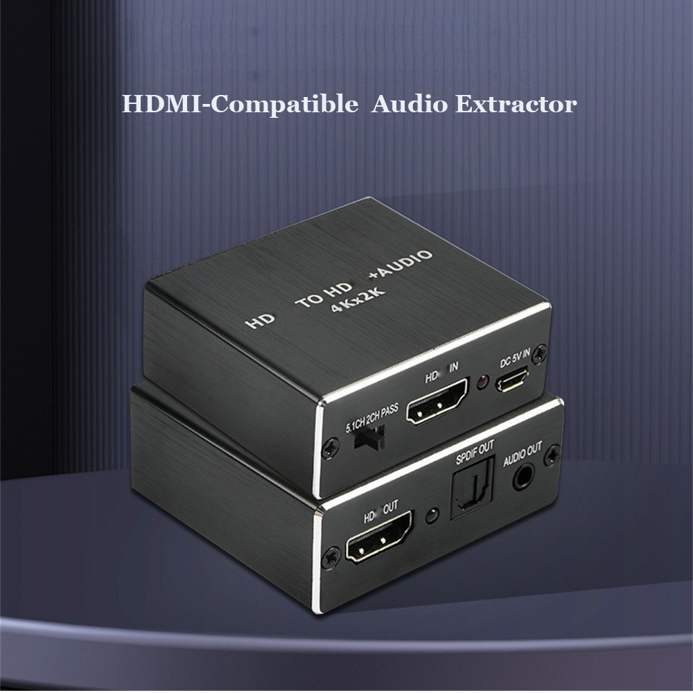 Home Cinema Dvd - Extracteur Audio Compatible HDMI, adaptateur séparateur