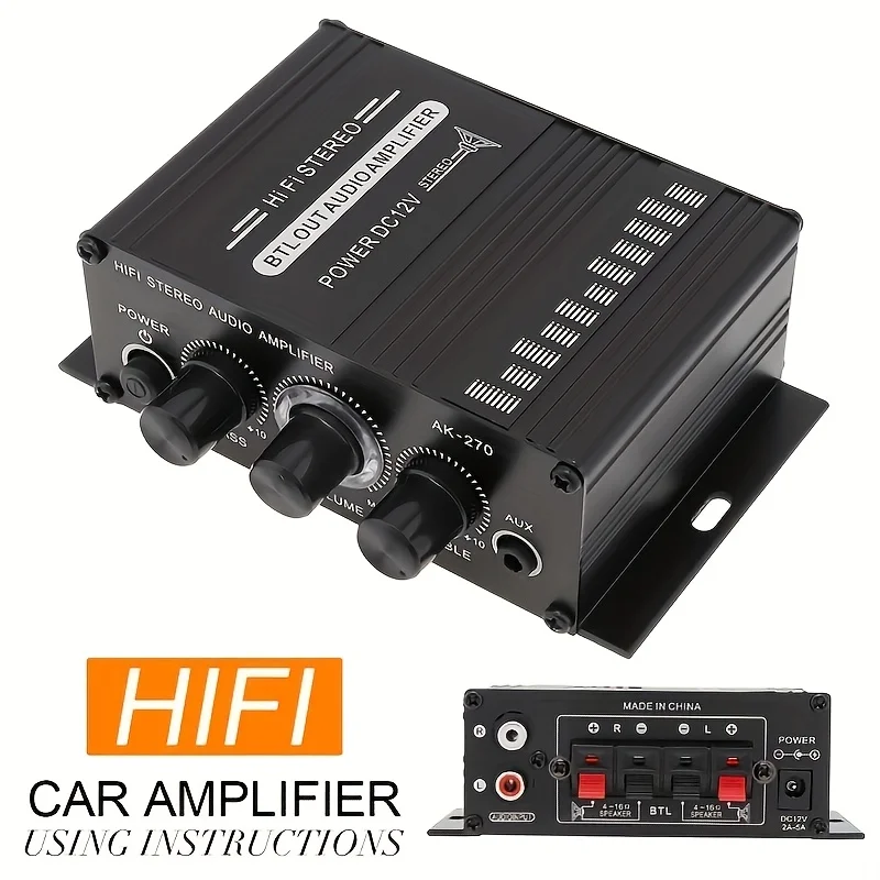Home Cinema Idea - Mini amplificateur de puissance AK-270 400W