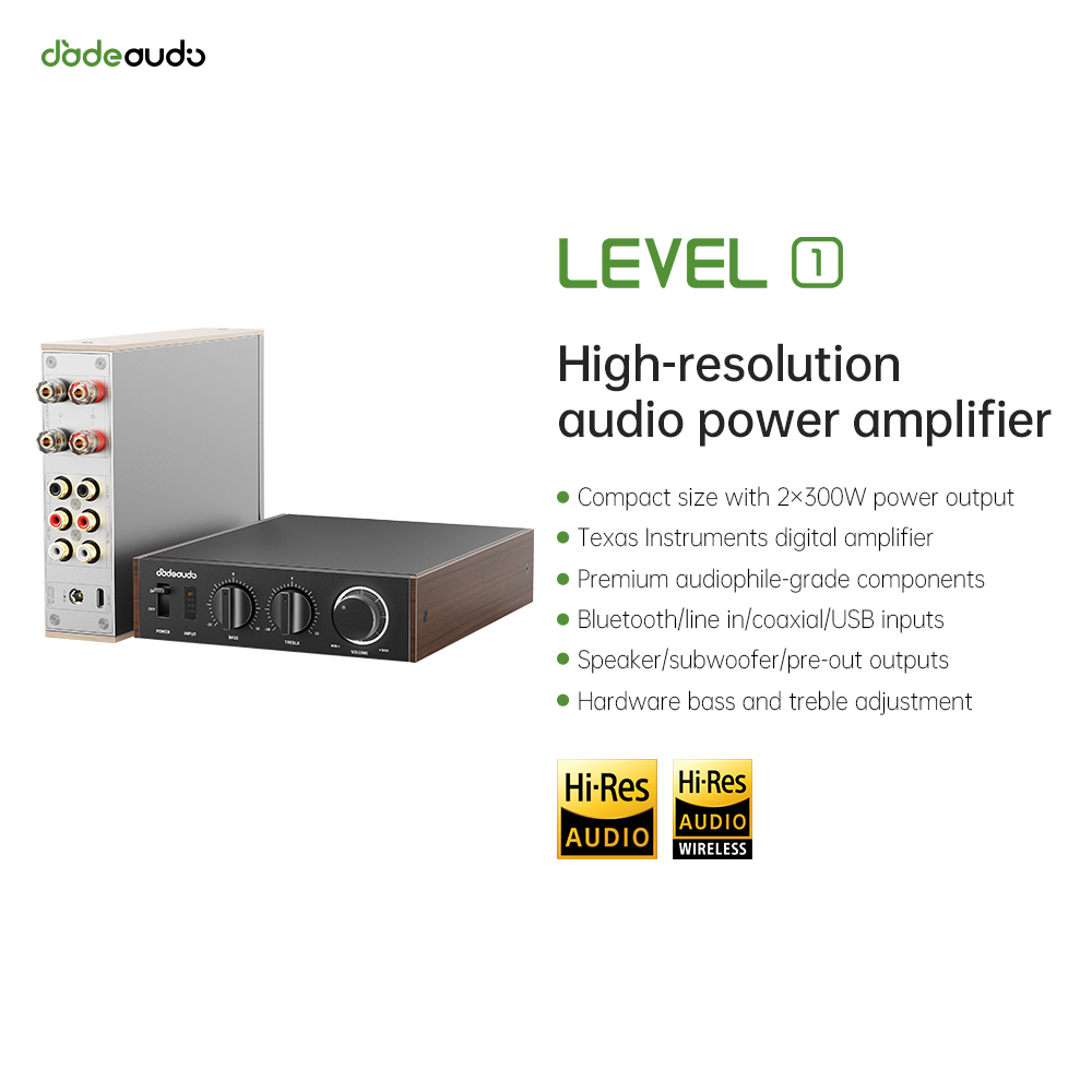 Home Cinema Idea - Amplificateur HiFi Bluetooth LDAC de bureau