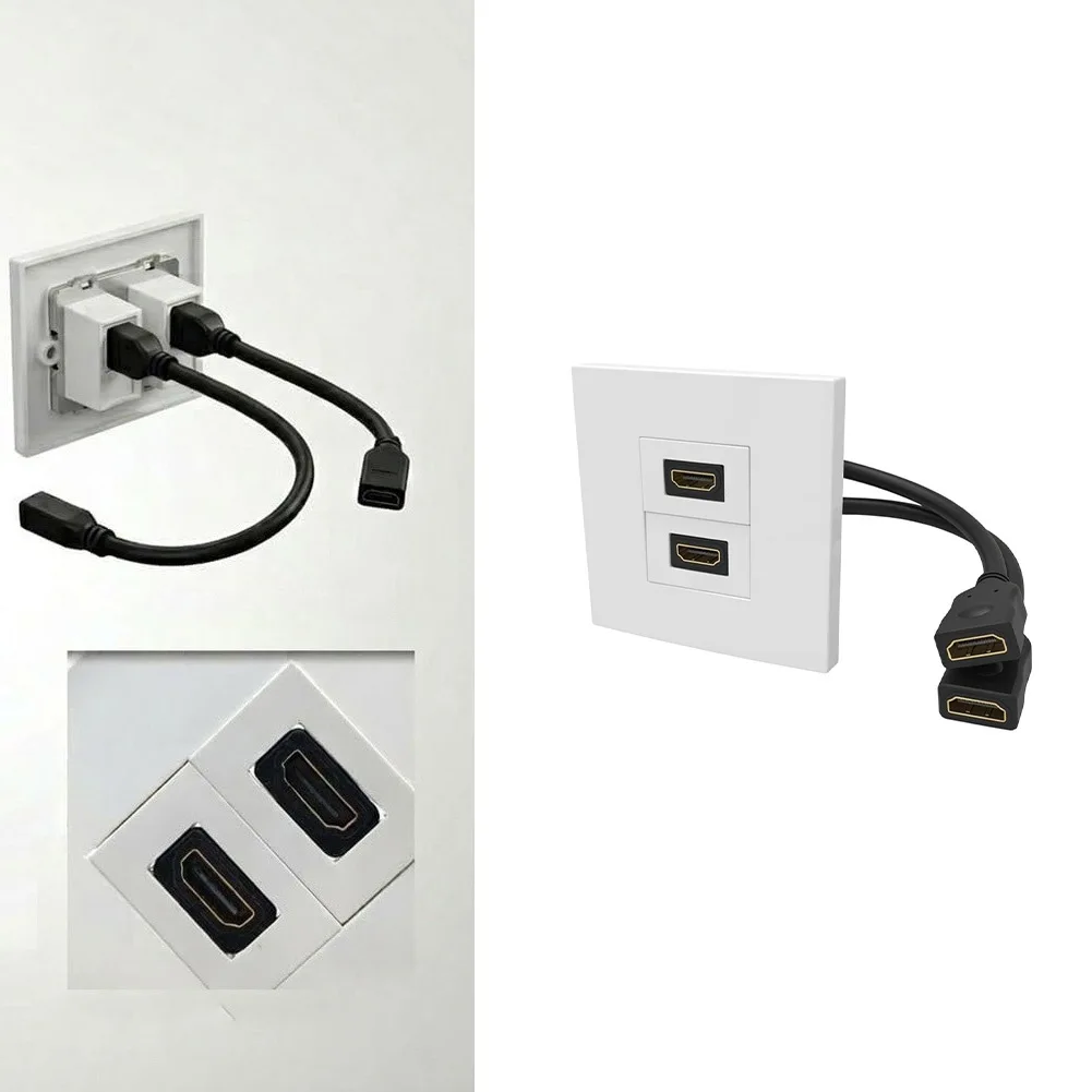 Plaque murale double port avec - Home Cinema Gaming avis et prix