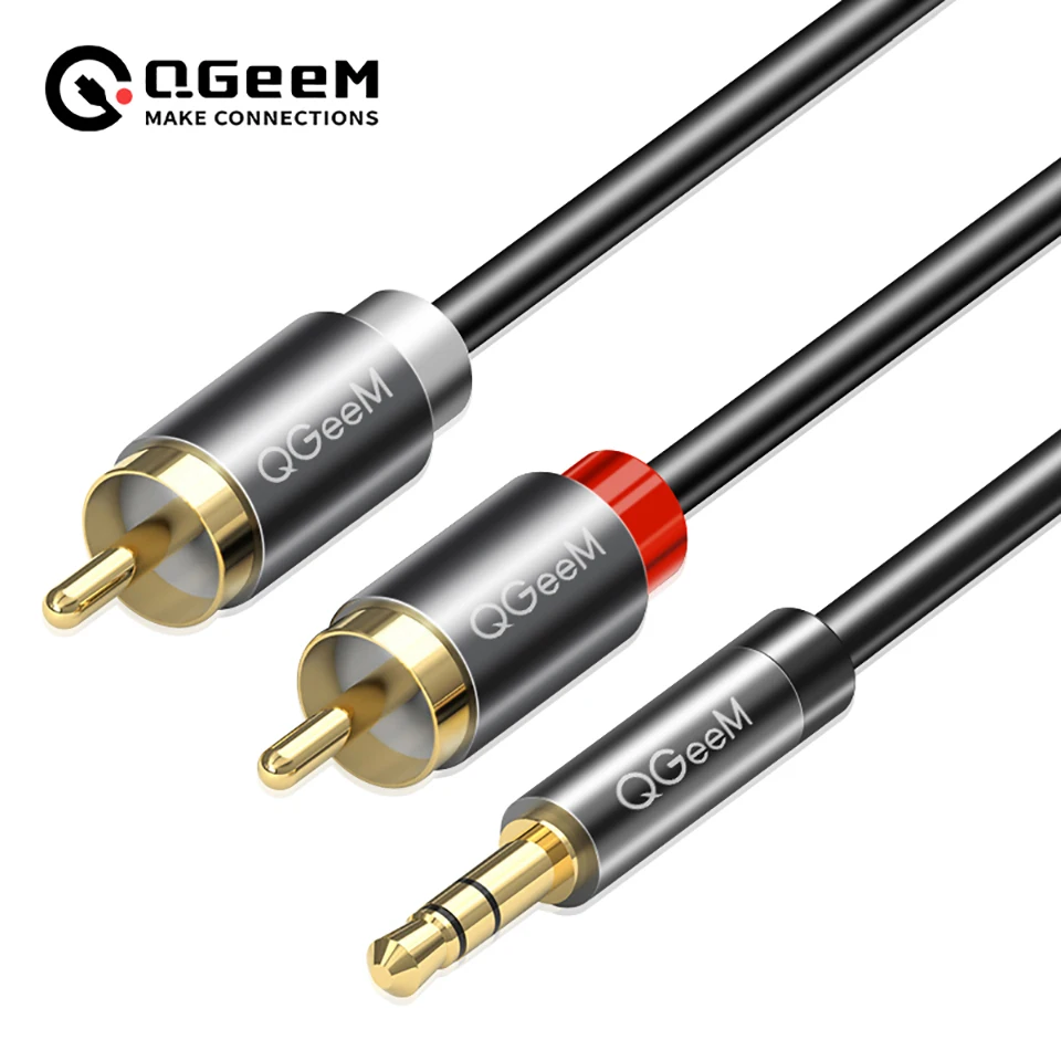 Câble RCA QGeeM 2RCA vers 3.5m - Home Cinema Idea avis et prix