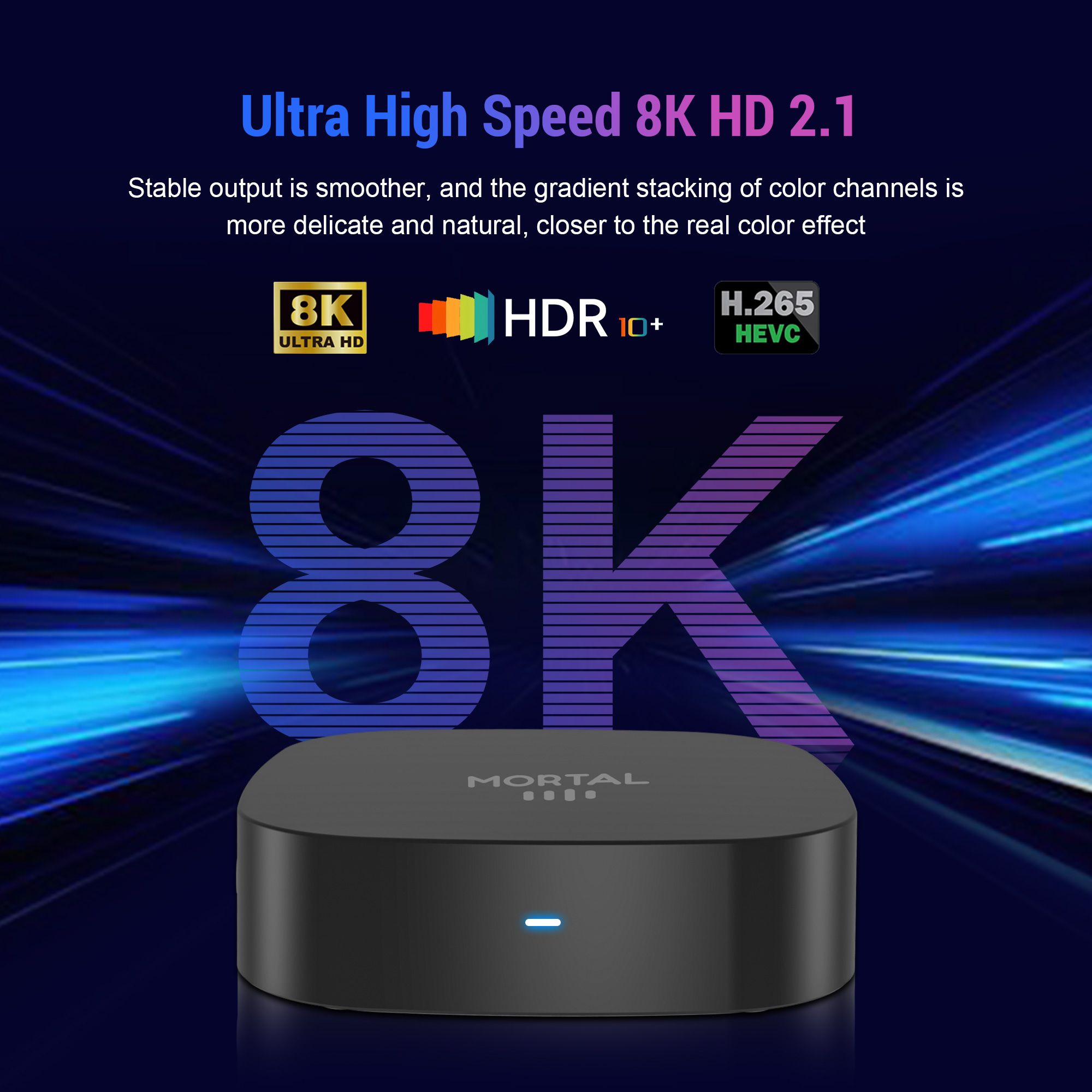 Boîtier TV intelligent 8K HD 2 - Home Cinema Quad avis et prix