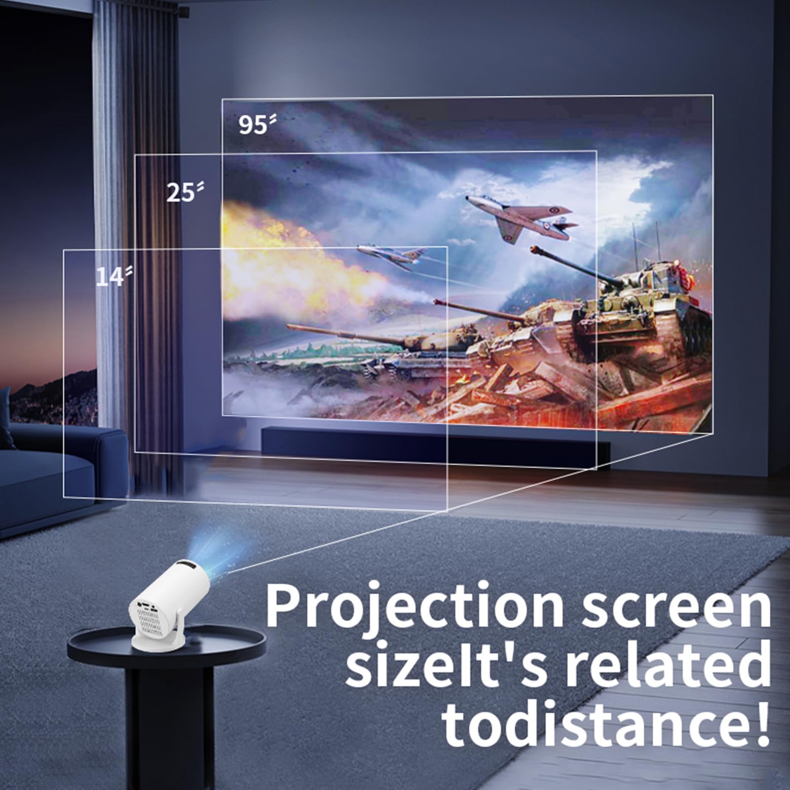 Projecteur M5 8K Wifi 6 Ultra  - Home Cinema Gaming avis et prix