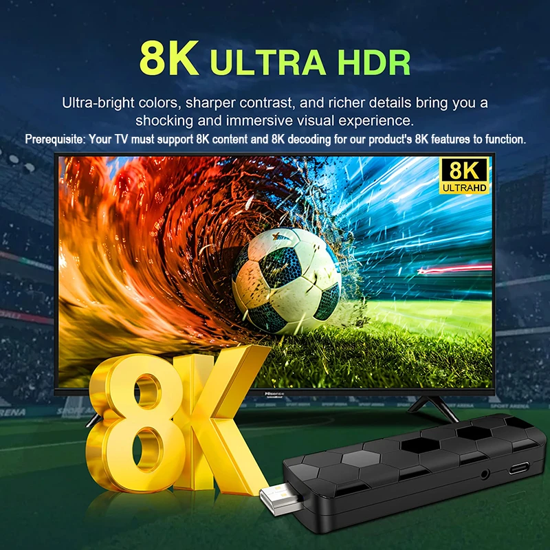 Clé TV Android 16 R3+ 4/8K UHD - Home Cinema Quad avis et prix