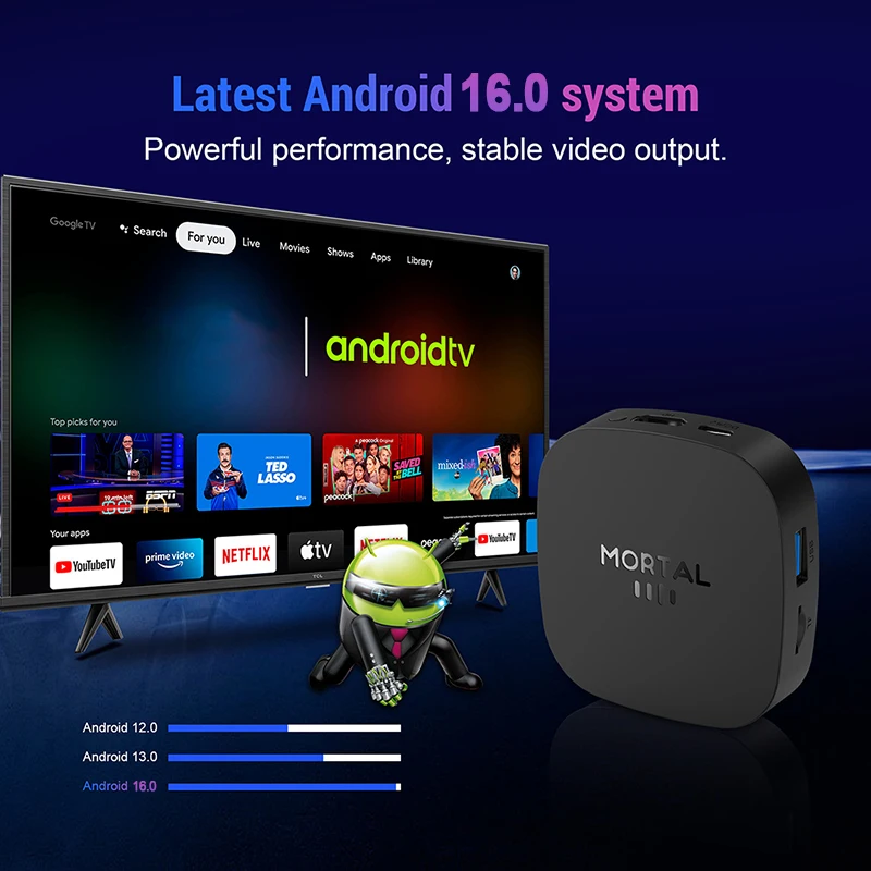 Nouvelle Box TV HD 8K T1+ 2026 - Home Cinema Quad avis et prix