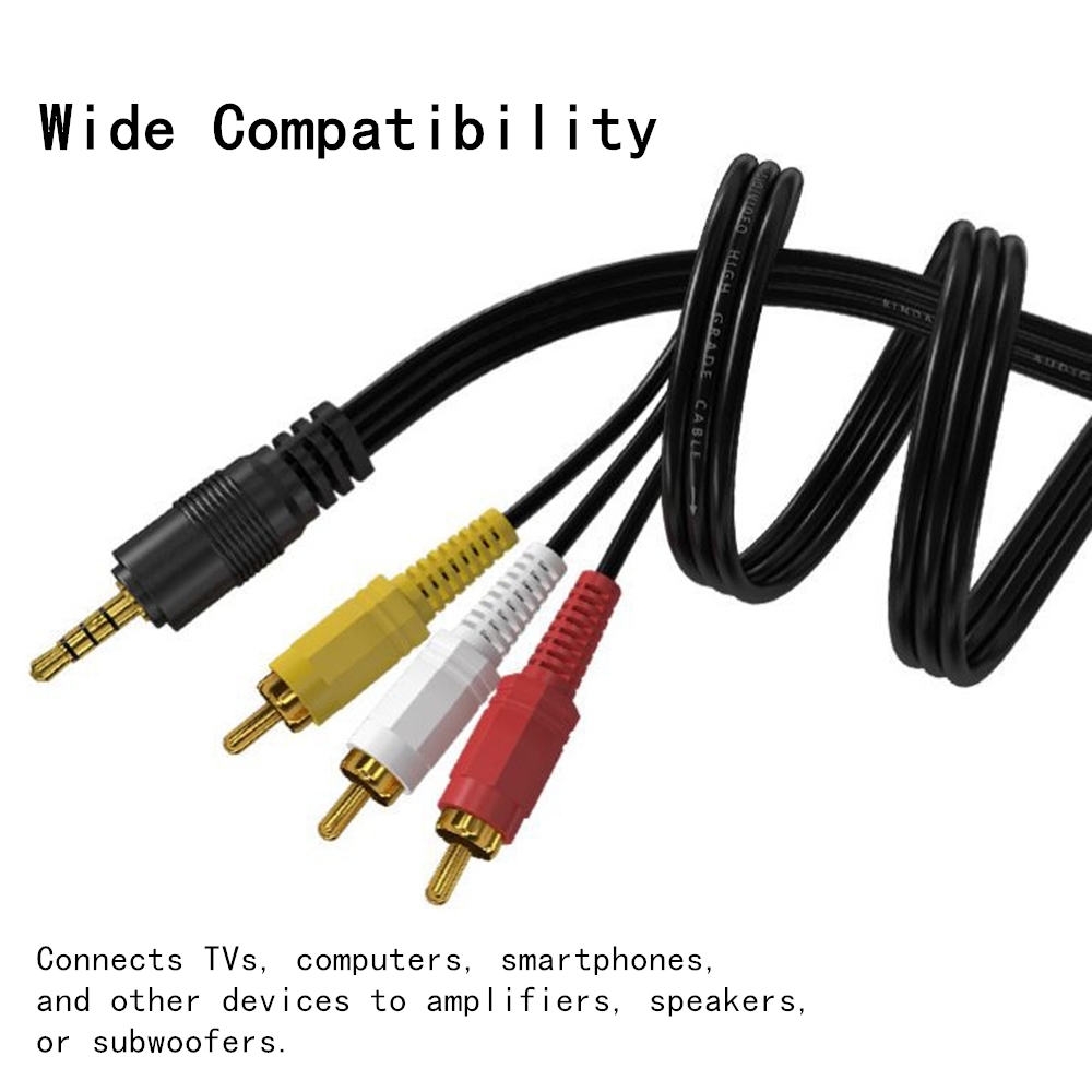Câble Audio-vidéo RCA 3.5mm à  - Home Cinema Idea avis et prix