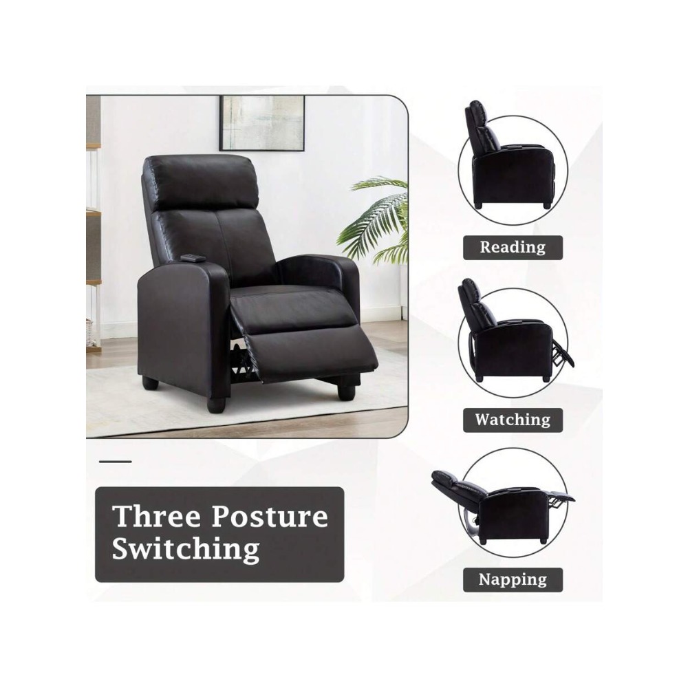 Fauteuil inclinable en cuir PU - Home Cinema Couch avis et prix