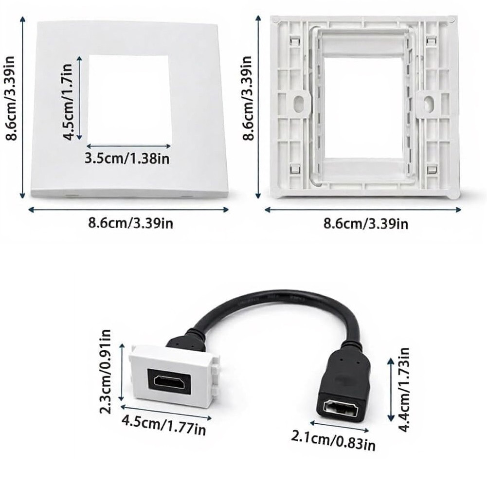 Plaque murale double port avec - Home Cinema Gaming avis et prix